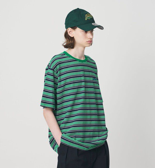 NICE WEATHER「＜NICE WEATHER＞マルチボーダー ショートスリーブ Tシャツ」|Tシャツ・カットソー|