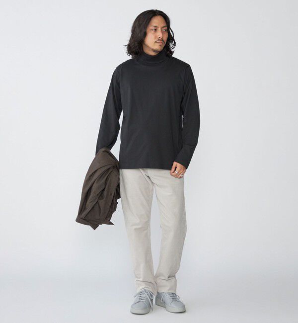 SHIPS「SHIPS: スタンダード コットン タートルネック ロングスリーブ Tシャツ」|Tシャツ・カットソー|