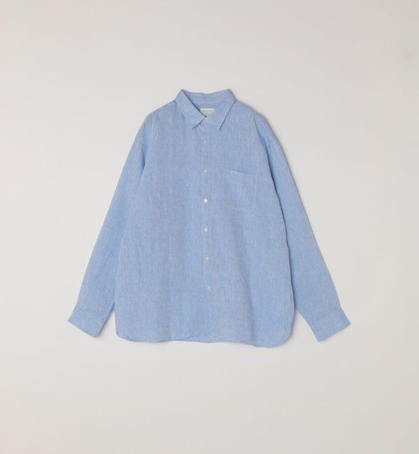 SHIPS any「SHIPS any:〈洗濯機可能〉ピュアリネン レギュラーカラー シャツ 26SS◇」|シャツ・ブラウス|