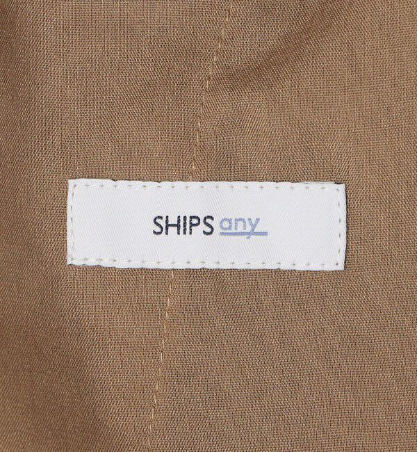 SHIPS any「SHIPS any:〈接触冷感〉クール スーパーストレッチ 2タック リラックス イージー パンツ◇」|チノ|
