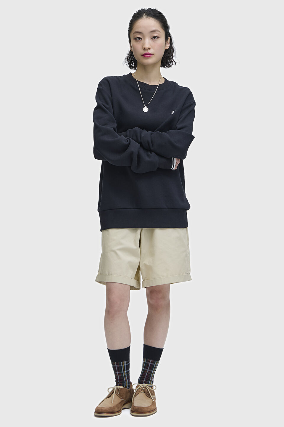 FRED PERRY 「Crew Neck Sweatshirt／フレッドペリースウェットシャツ」|Tシャツ・カットソー|