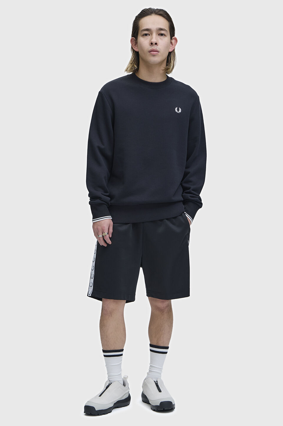 FRED PERRY 「Crew Neck Sweatshirt／フレッドペリースウェットシャツ」|Tシャツ・カットソー|