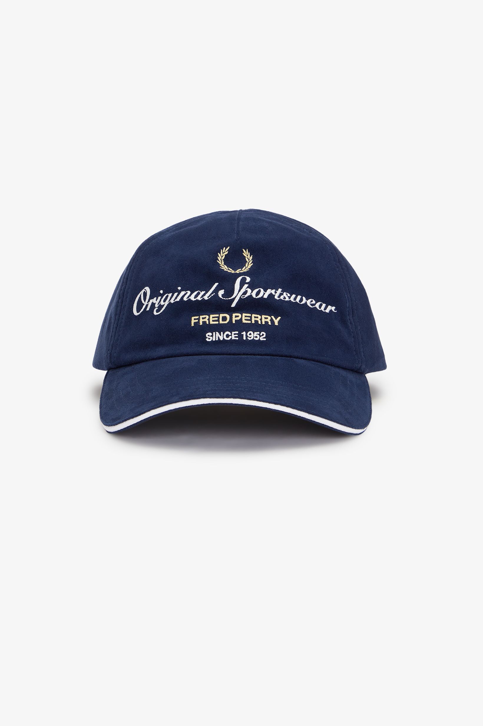 FRED PERRY 「Branded Microfibre Piped Cap／ロゴマイクロファイバーピケキャップ」|キャップ・キャスケット|