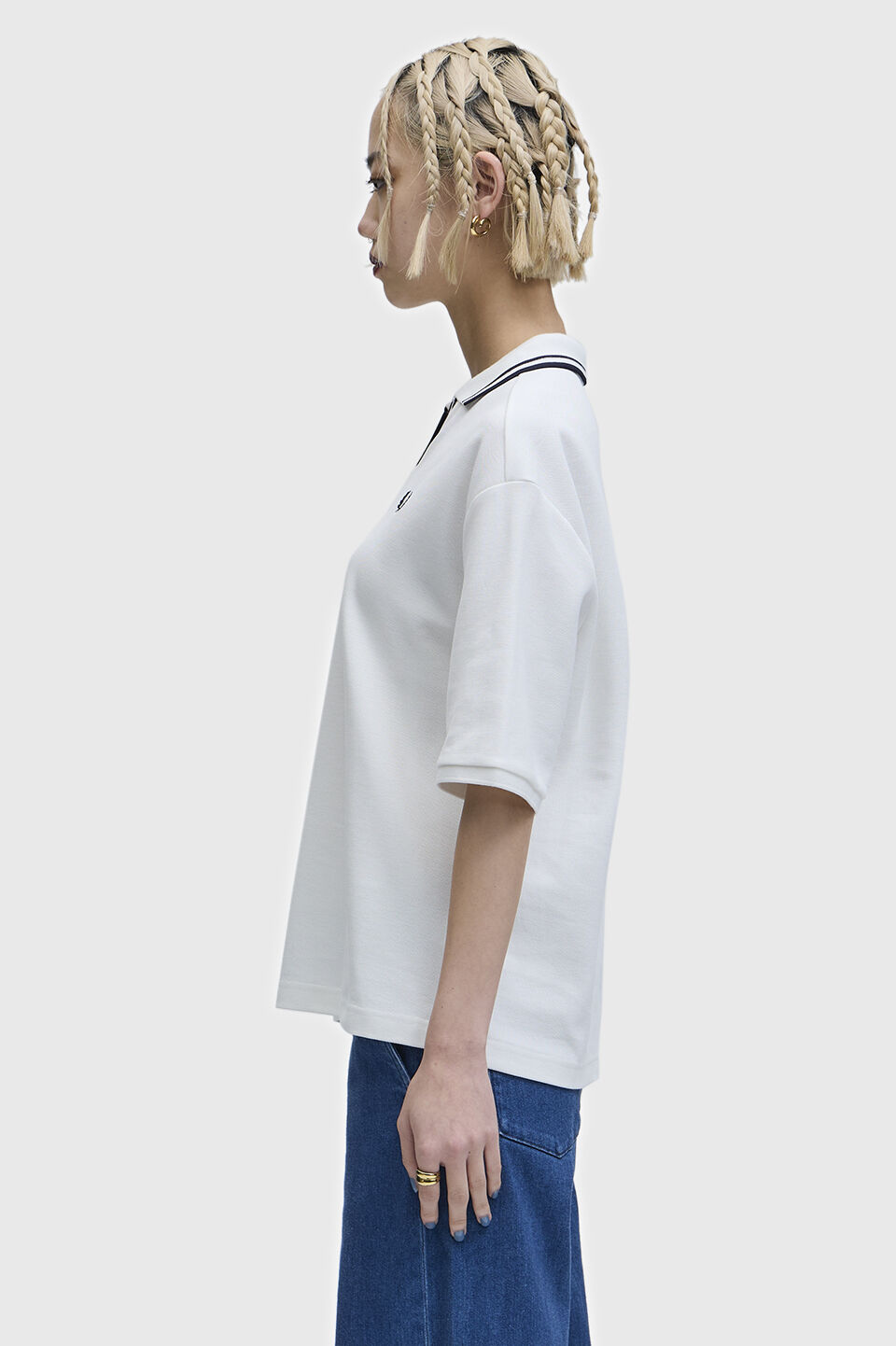 FRED PERRY 「Open Collar Tipped Polo Shirt／オープンカラーティップラインポロシャツ」|Tシャツ・カットソー|