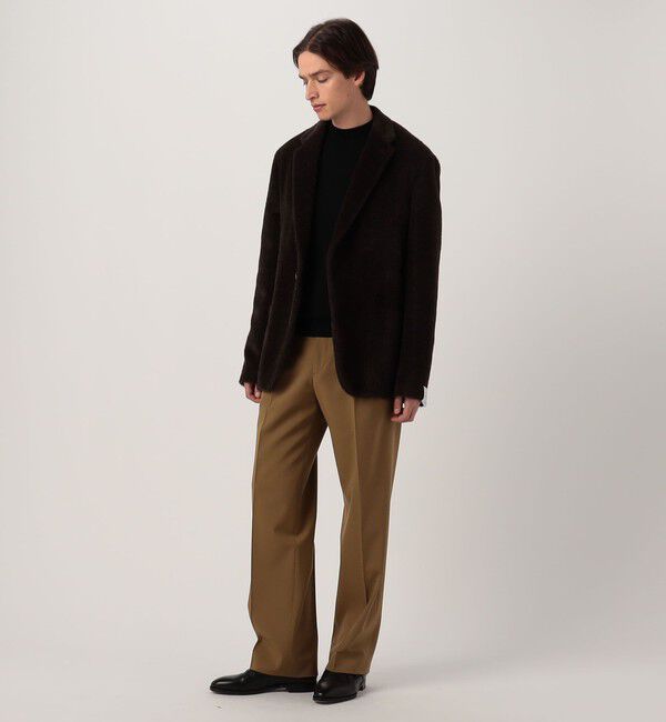 TOMORROWLAND BUYING WEAR「CARUSO アルパカウール シングルブレステッド 2Bジャケットコート」|テーラードジャケット|