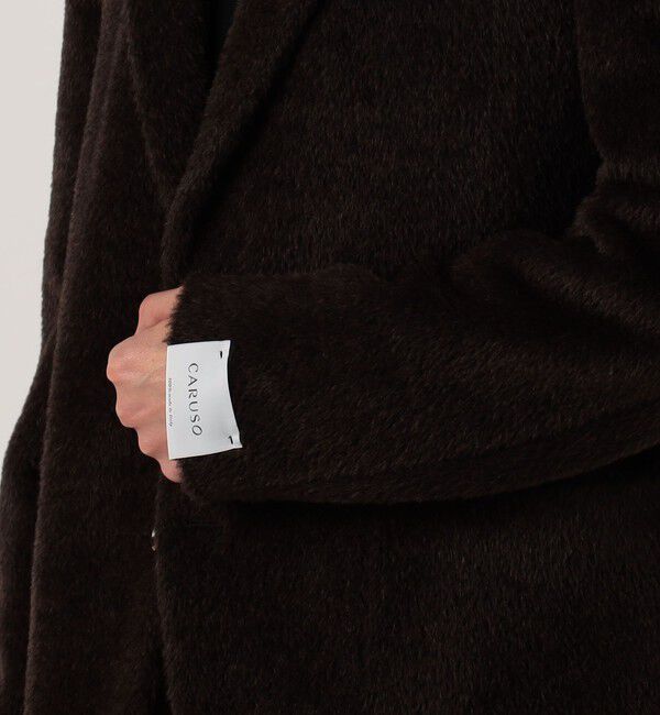 TOMORROWLAND BUYING WEAR「CARUSO アルパカウール シングルブレステッド 2Bジャケットコート」|テーラードジャケット|