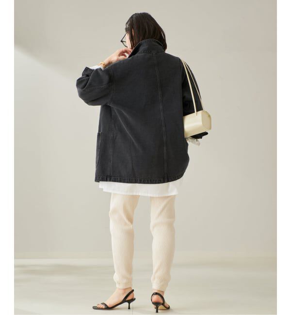 Plage「《一部カラーWEB限定追加》coverall」|デニムジャケット|
