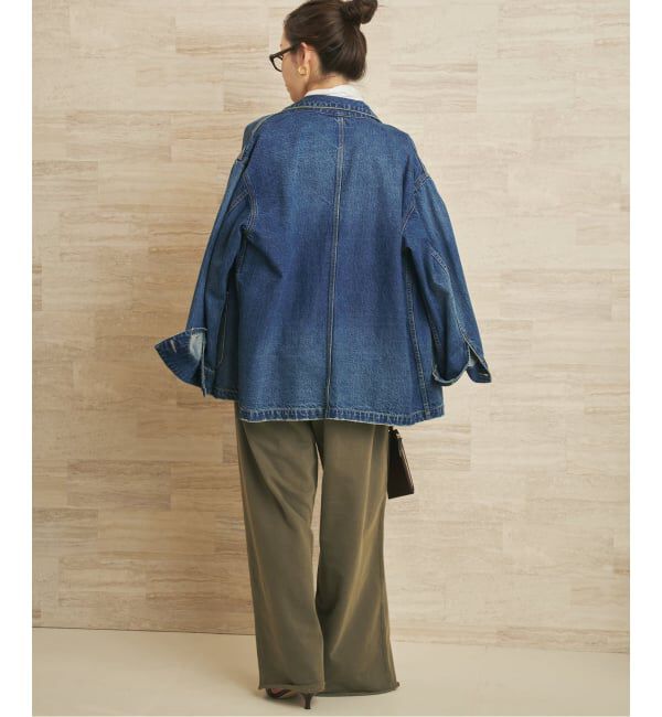 Plage「《一部カラーWEB限定追加》coverall」|デニムジャケット|