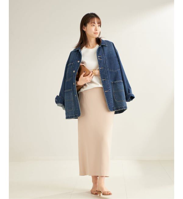 Plage「《一部カラーWEB限定追加》coverall」|デニムジャケット|