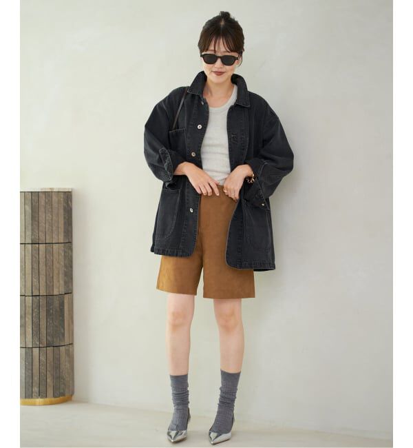 Plage「《一部カラーWEB限定追加》coverall」|デニムジャケット|