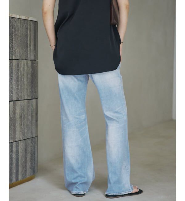 Plage「Healthy denim / ヘルシーデニム 別注 FLARE CRUSHED デニムパンツ」|デニム|