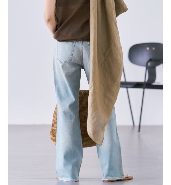 Plage「Healthy denim / ヘルシーデニム 別注 FLARE CRUSHED デニムパンツ」|デニム|