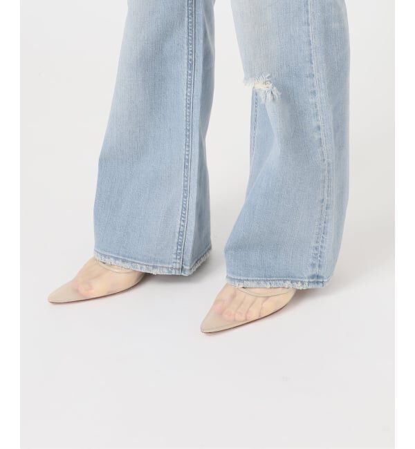 Plage「Healthy denim / ヘルシーデニム 別注 FLARE CRUSHED デニムパンツ」|デニム|