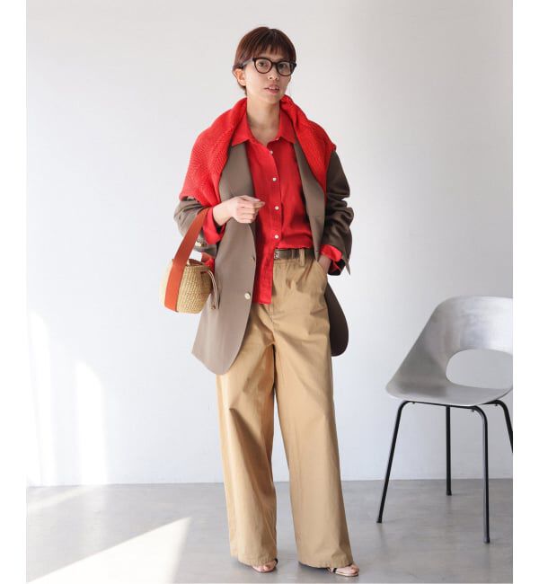 IENA「COUTURE D'ADAM/クチュールドアダム BIG JK Single Blazer Dese 26SS-009」|テーラードジャケット|