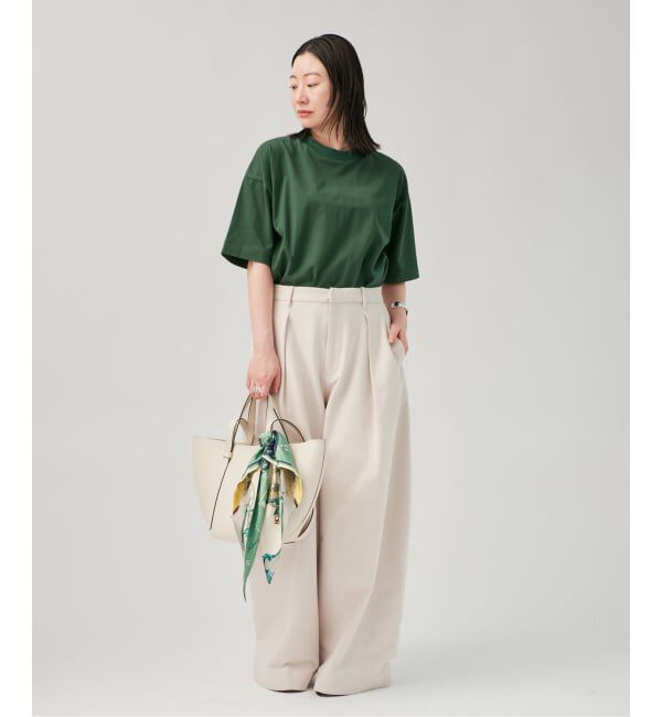 VERMEIL par iena「manipuri マニプリ 三角スカーフ W65 別注 ポンメール&times;キャリッジ」|バンダナ・スカーフ|