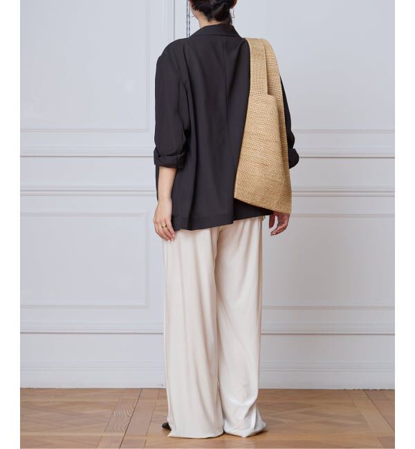 IENA LA BOUCLE「IENA LA BOUCLE シアードレーピージャケット」|テーラードジャケット|