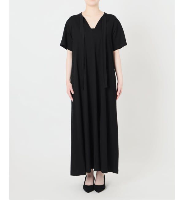 VERMEIL par iena「Tie-Neck Jersey Dress」|ワンピース|