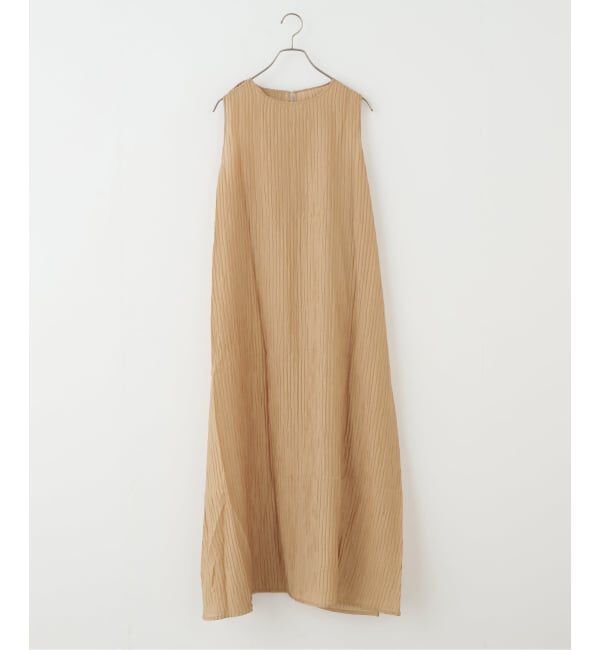 IENA「ESTHE/エステ Sheer Pleated Maxi Dress ワンピース 252-3200B」|ワンピース|