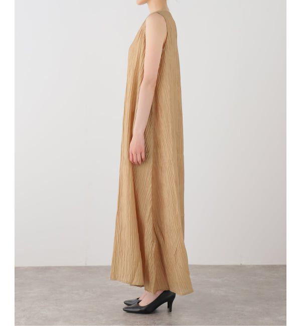 IENA「ESTHE/エステ Sheer Pleated Maxi Dress ワンピース 252-3200B」|ワンピース|