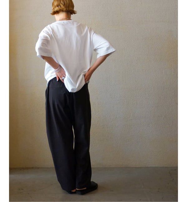 journal standard luxe「ライトツイル タックテーパーパンツ」|スラックス|