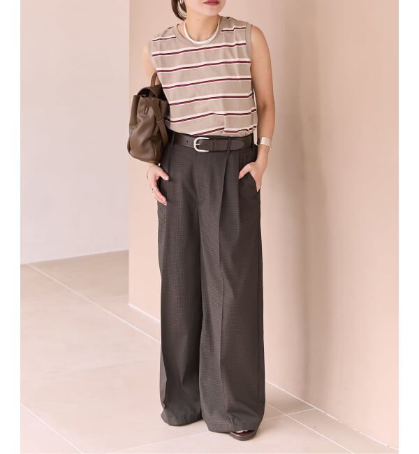 JOURNAL STANDARD「ドットエアーサッカーワイドパンツ」|その他|