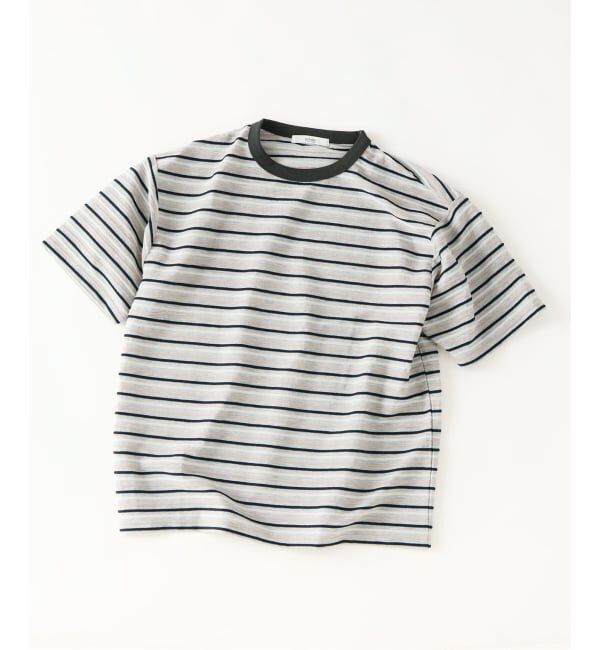 JOURNAL STANDARD relume「テクスチャー マルチボーダー Tシャツ」|Tシャツ・カットソー|