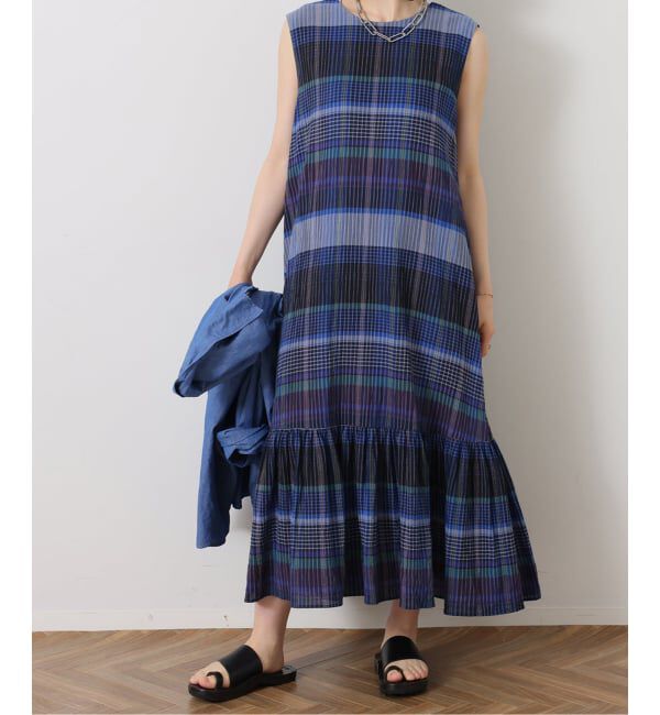 journal standard luxe「チェック フレアーワンピース」|ワンピース|