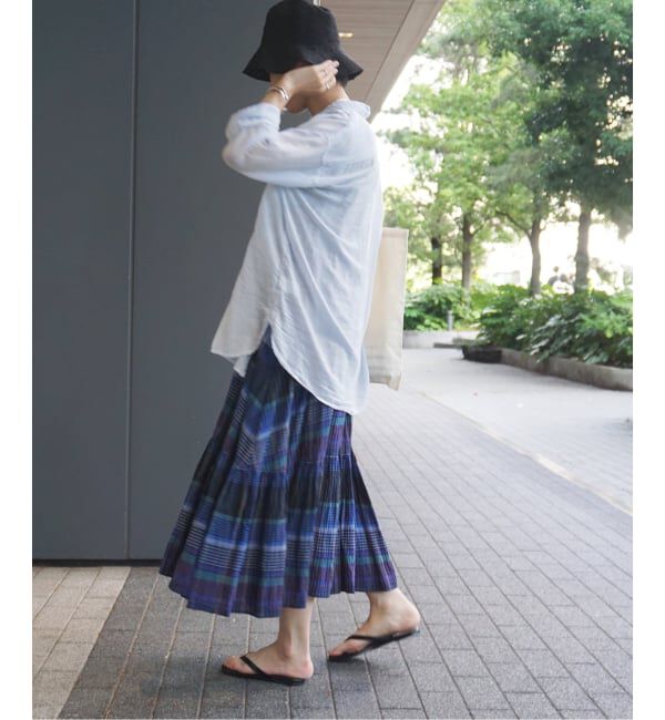 journal standard luxe「チェック フレアーワンピース」|ワンピース|