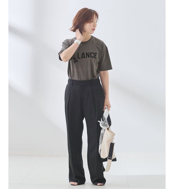 journal standard L'essage「《予約》サテンタックパンツ」|スラックス|