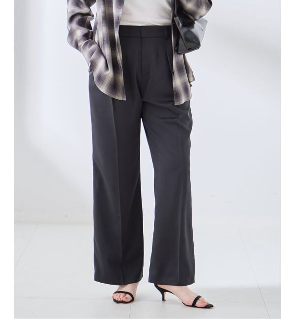 journal standard L'essage「《予約》サテンタックパンツ」|スラックス|