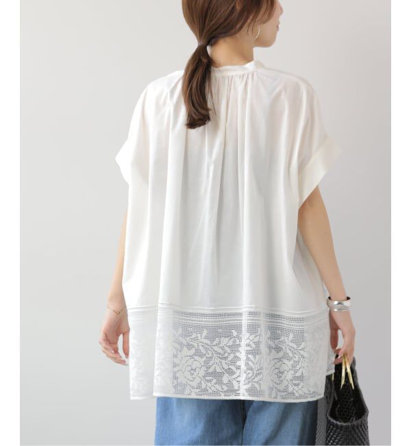JOURNAL STANDARD relume「ローンレース切り替えブラウス」|シャツ・ブラウス|