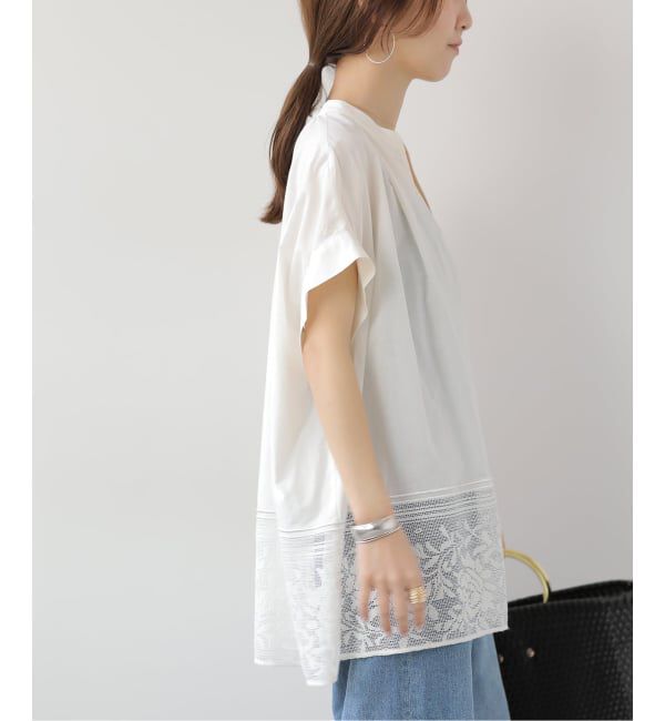 JOURNAL STANDARD relume「ローンレース切り替えブラウス」|シャツ・ブラウス|