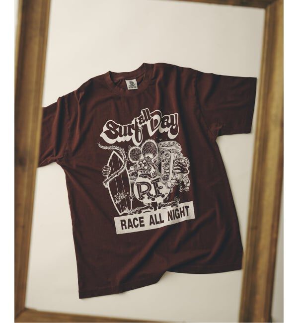 JOURNAL STANDARD relume「《予約》RAT FINK / ラットフィンク 別注 グラフィック Tシャツ」|Tシャツ・カットソー|ブラウン