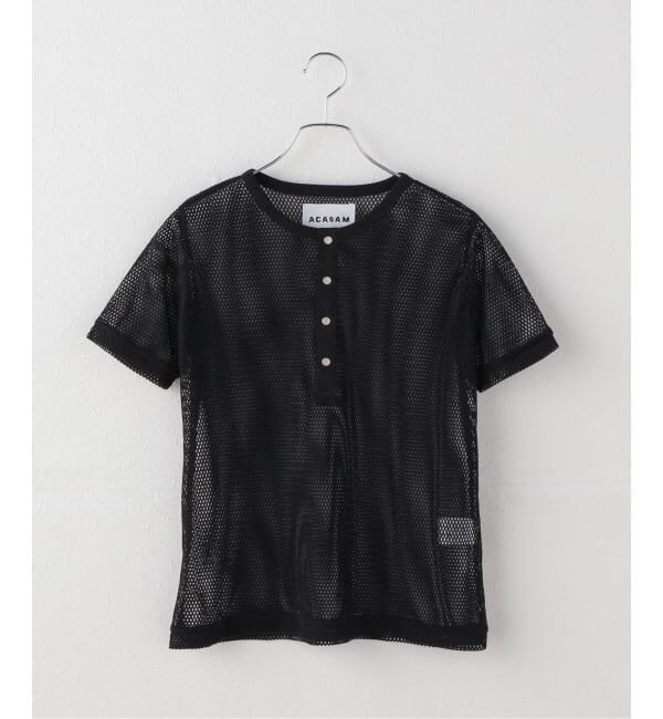 Spick and Span「ACASAM / アカサム メッシュヘンリー」|Tシャツ・カットソー|