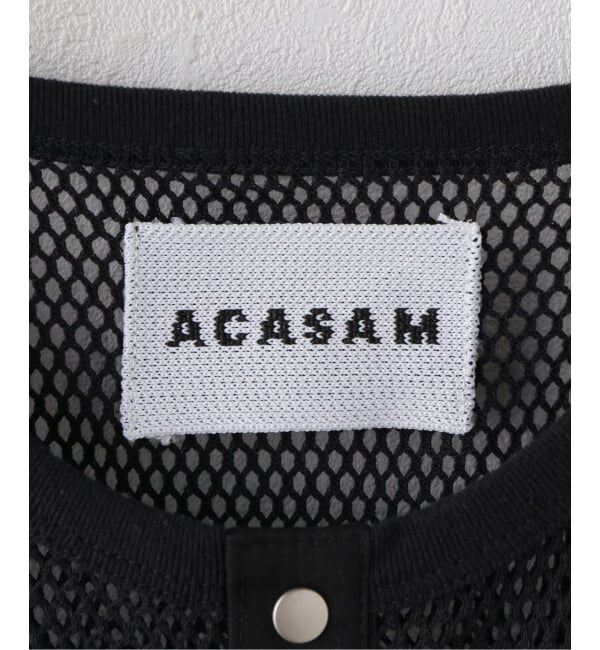Spick and Span「ACASAM / アカサム メッシュヘンリー」|Tシャツ・カットソー|