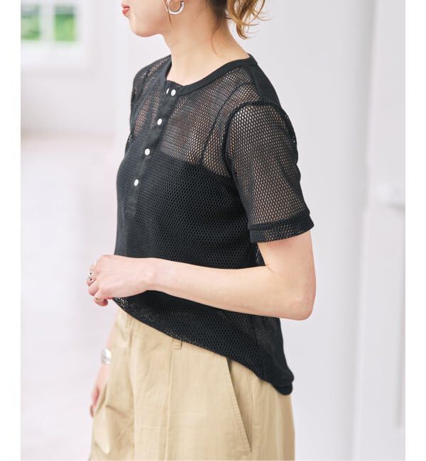 Spick and Span「ACASAM / アカサム メッシュヘンリー」|Tシャツ・カットソー|