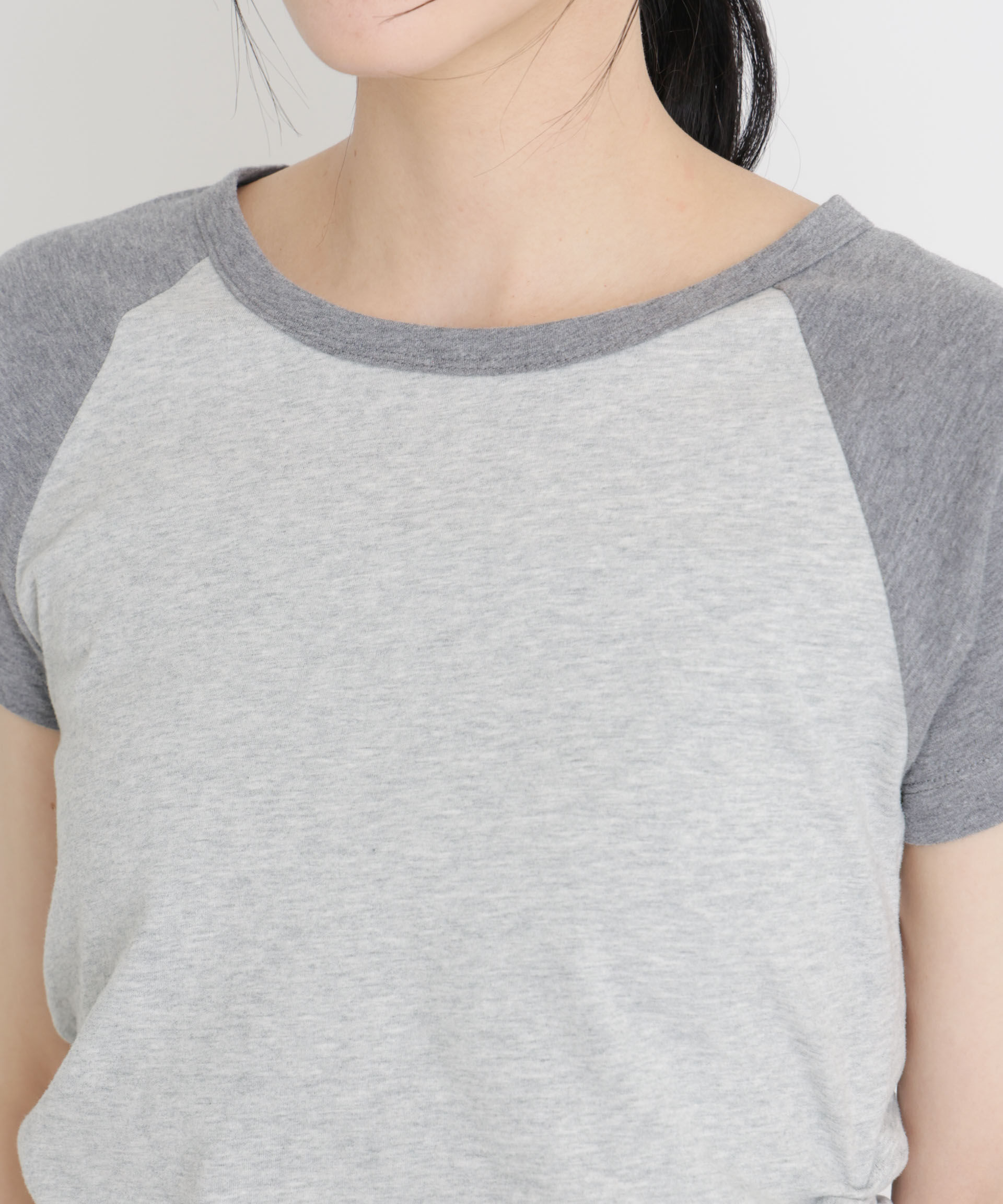 NANO universe「BOOKCLUB/別注 Raglan shirring shirts」|Tシャツ・カットソー|