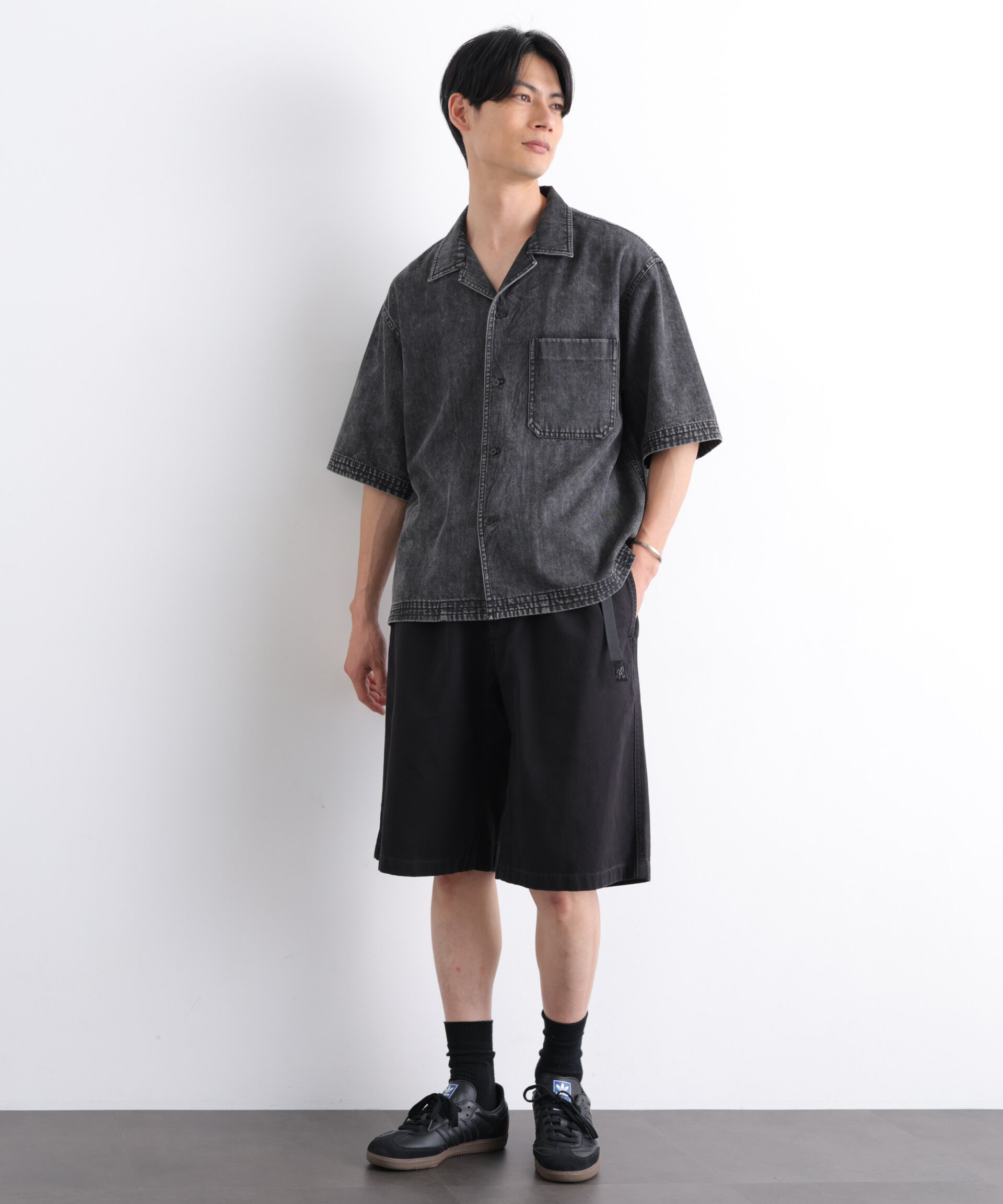 NANO universe「Gramicci/別注 Archive Big Shorts」|チノ|