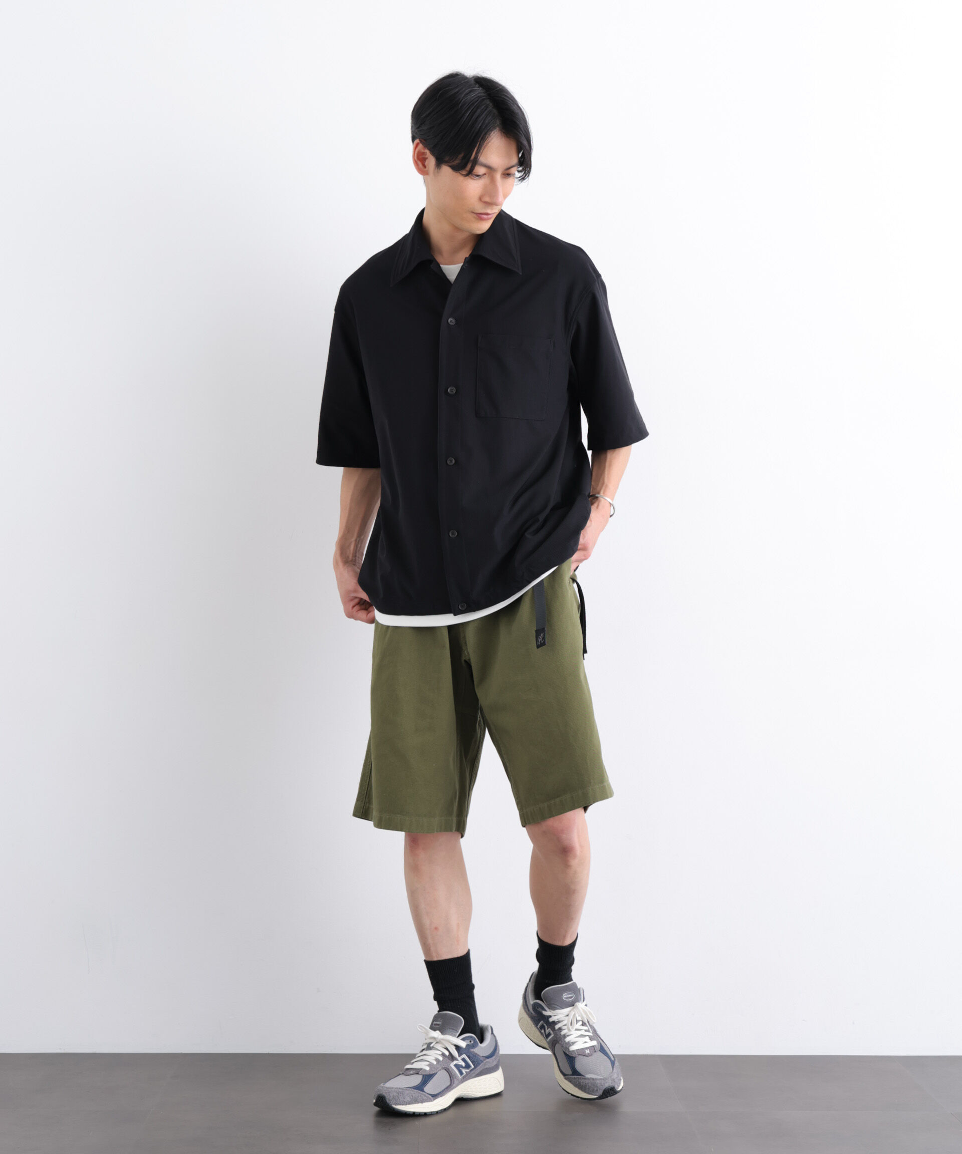 NANO universe「Gramicci/別注 Archive Big Shorts」|チノ|