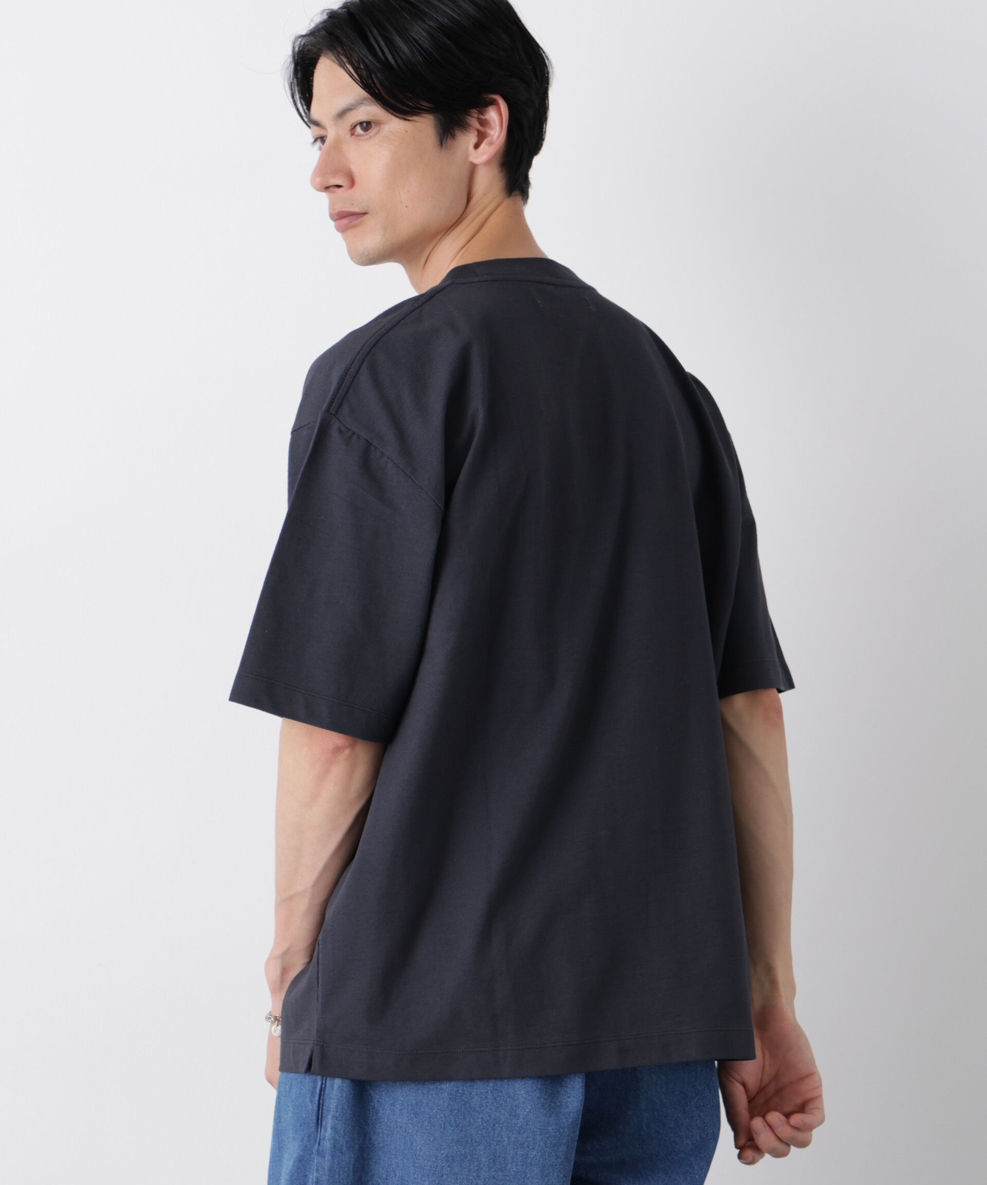 NANO universe「ドライ天竺Tシャツ 半袖」|Tシャツ・カットソー|