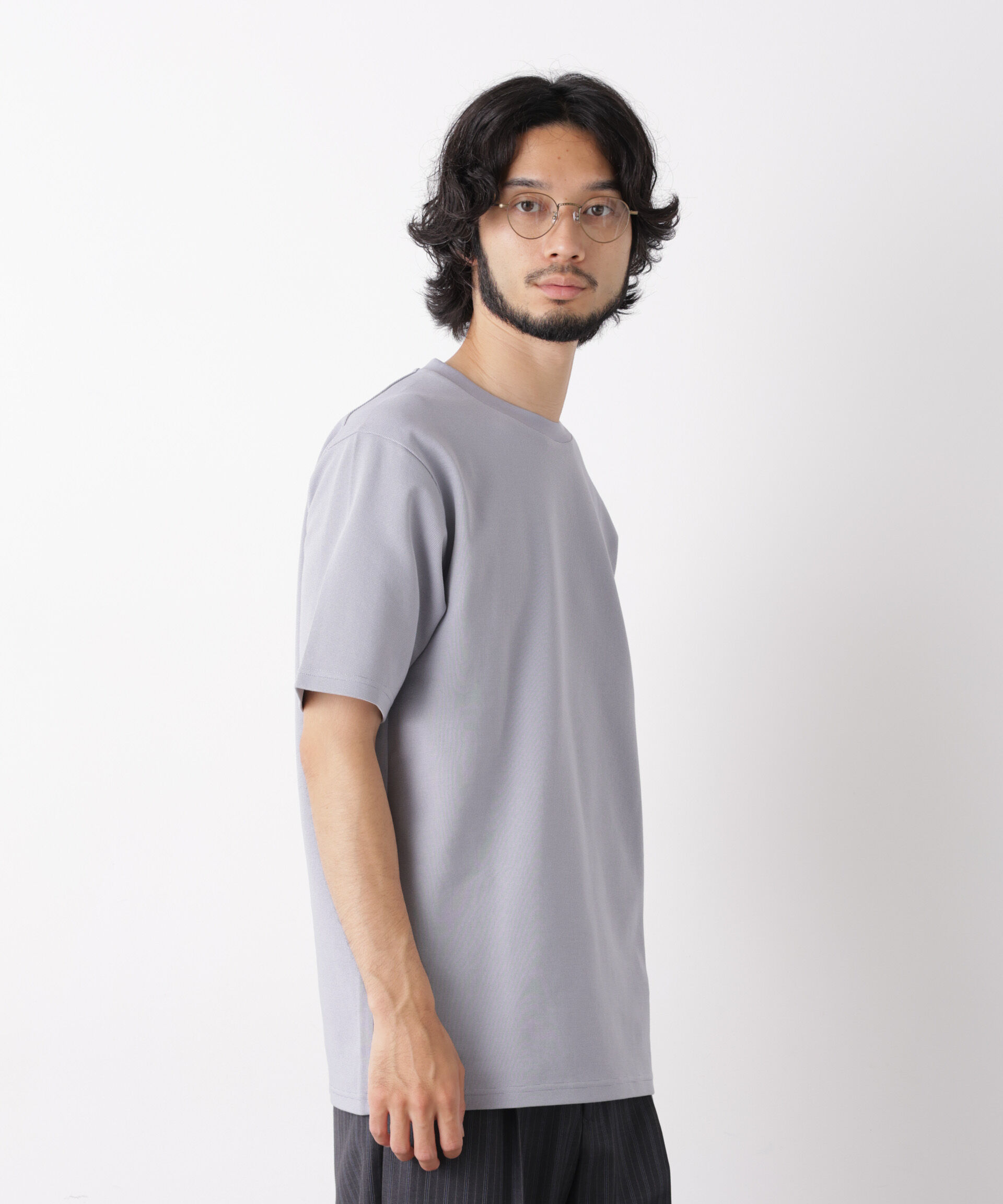 NANO universe「60サーフニットTシャツ 半袖」|Tシャツ・カットソー|