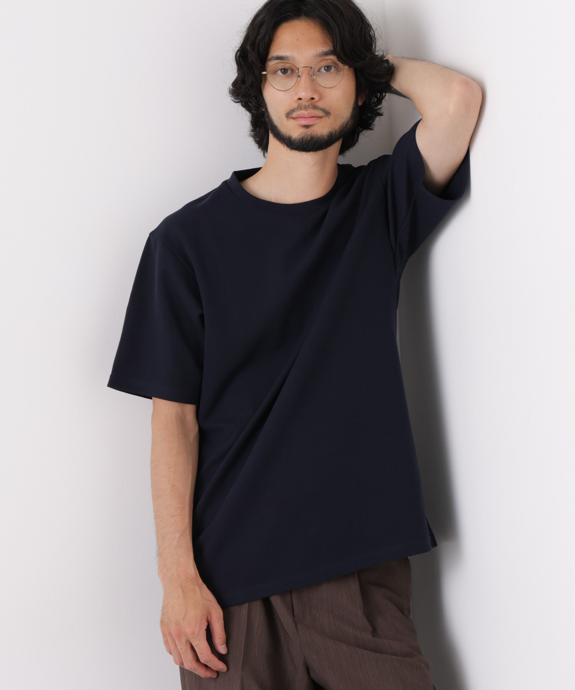 NANO universe「60サーフニットTシャツ 半袖」|Tシャツ・カットソー|