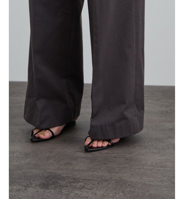 SALON adam et rope'「tacca Cギャバ STYLE UP TACK PANTS」|チノ|