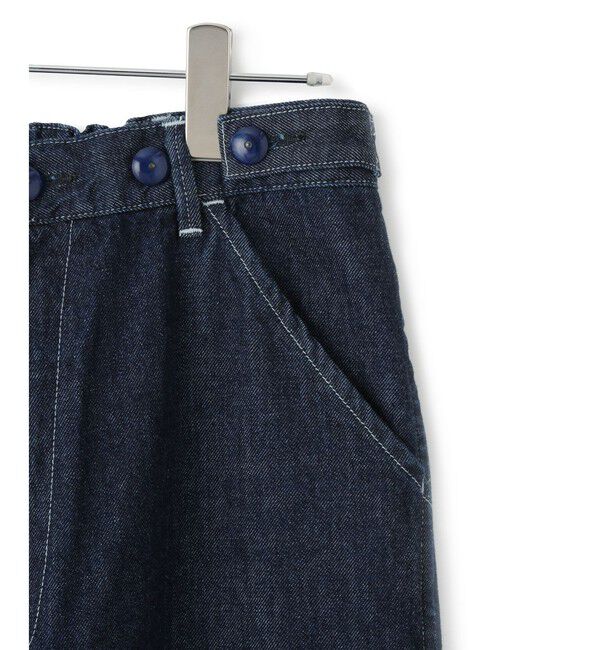 SALON adam et rope'「【KURO for SALON（クロ）】別注EASY TUCK DENIM INDIGO / デニムパンツ」|デニム|
