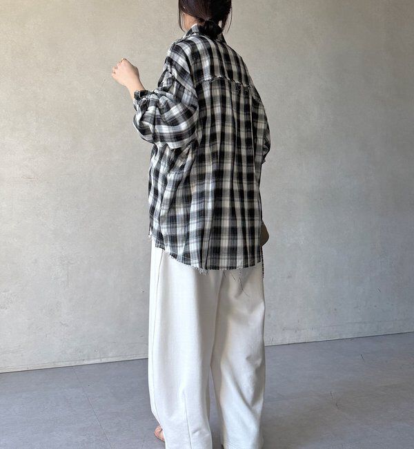  「【WEB限定】ビッグシルエットチェックシャツ」|シャツ・ブラウス|