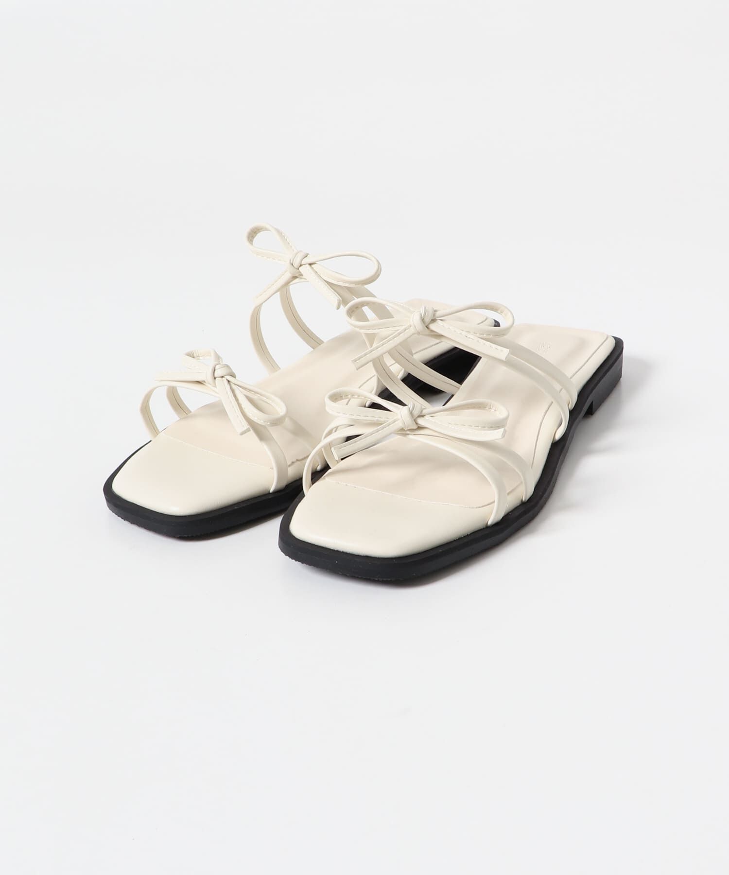 RODE SKO「『MADE IN JAPAN』ダブルリボンフラットサンダル」|サンダル|