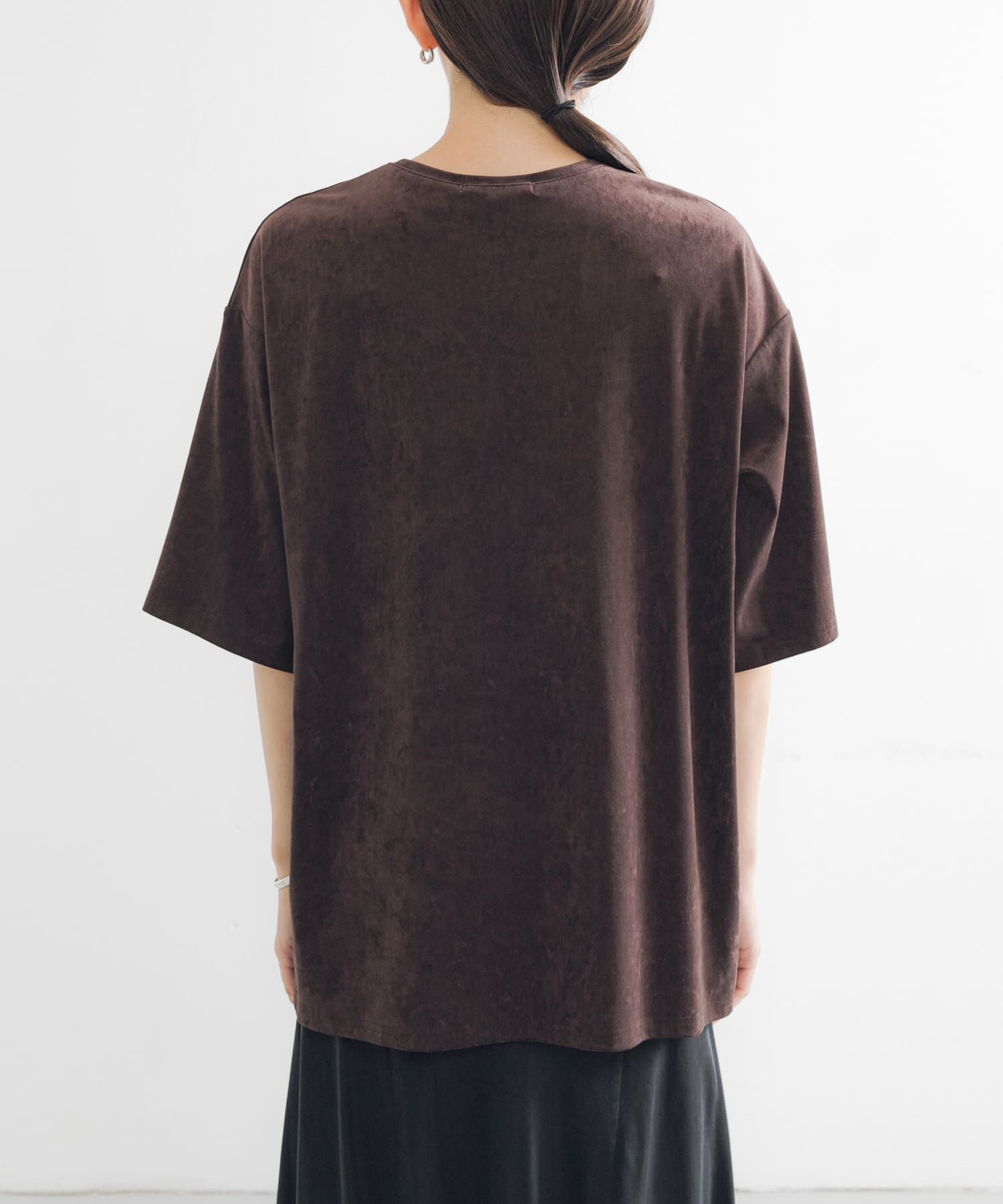 URBAN RESEARCH「スエードライクルーズカットソー」|Tシャツ・カットソー|