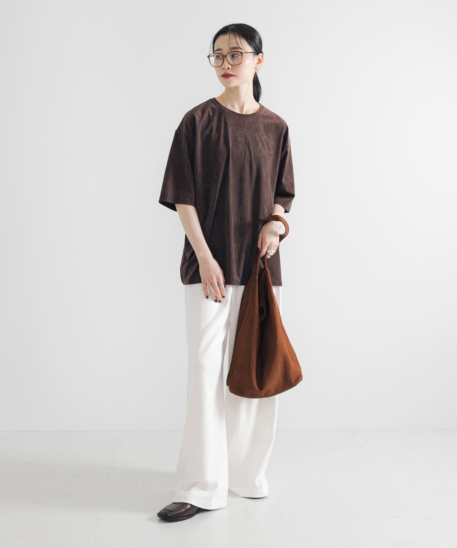 URBAN RESEARCH「スエードライクルーズカットソー」|Tシャツ・カットソー|