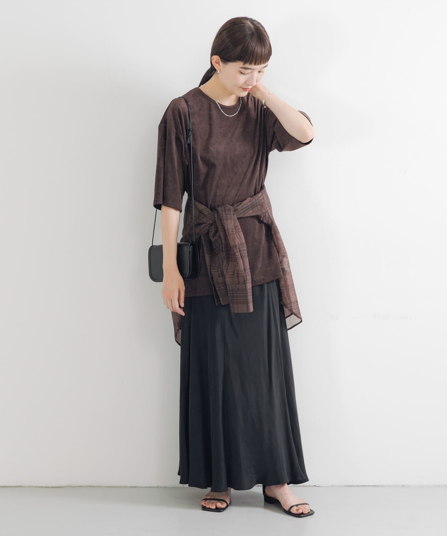 URBAN RESEARCH「スエードライクルーズカットソー」|Tシャツ・カットソー|