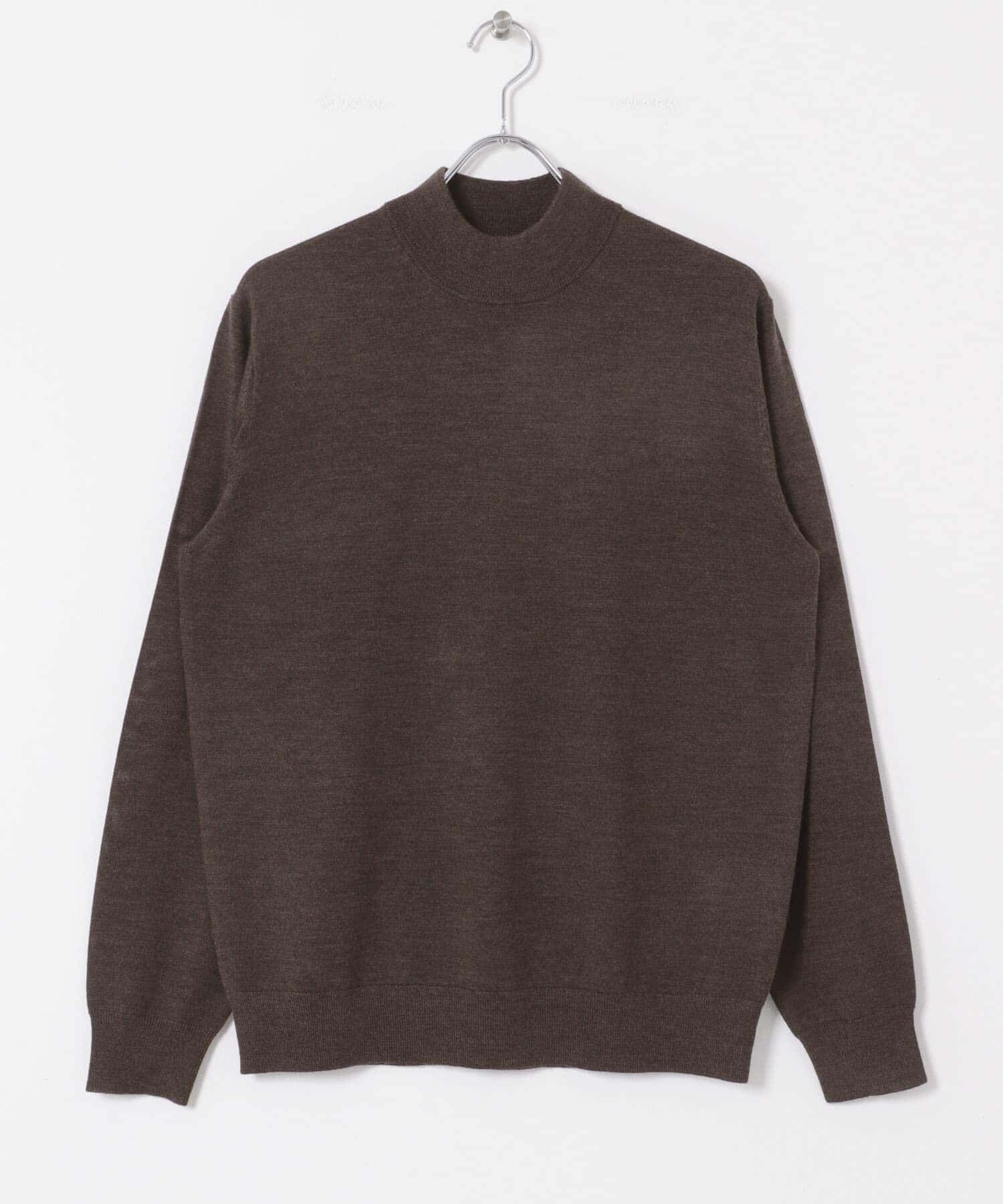 URBAN RESEARCH DOORS「LIFE STYLE TAILOR　マシンウォッシャブルハイゲージモックニット」|シャツ・ブラウス|
